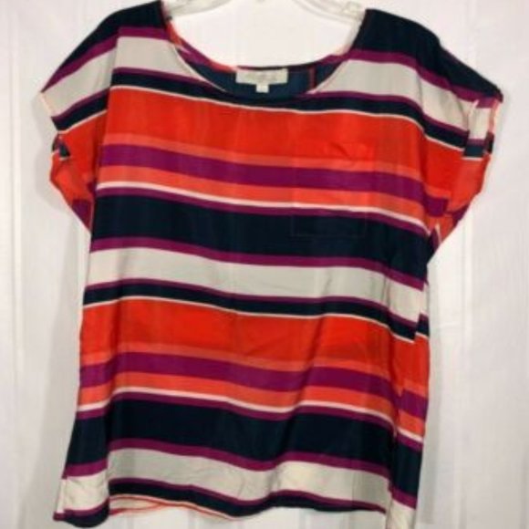 Multicolor Striped Olive and Oak blouse - Picture 1 of 3